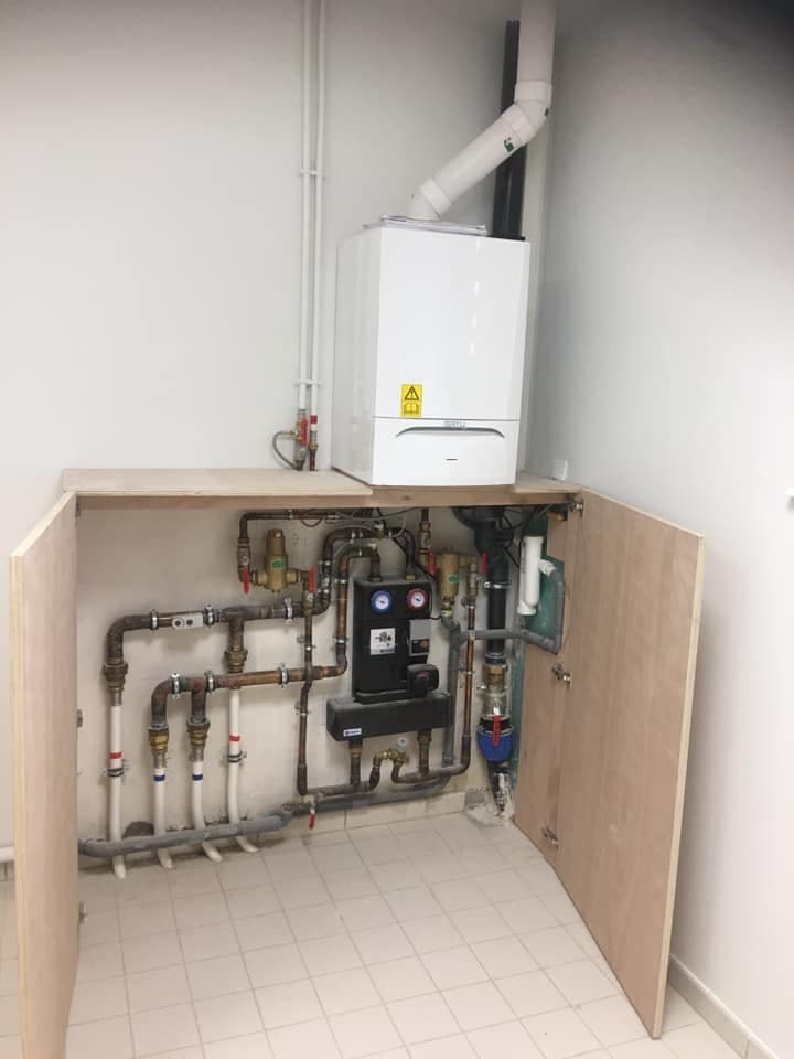 Chaudière Oertli — plancher chauffant 380 m²